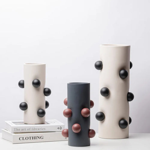 vase créatif géométrique pour composition florale décorative - vue 7 sur 9