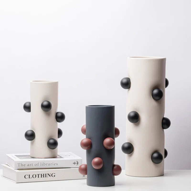 vase créatif géométrique pour composition florale décorative - vue 6 sur 9