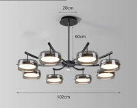 lustre décoratif éclairage intérieur suspendu pour salon