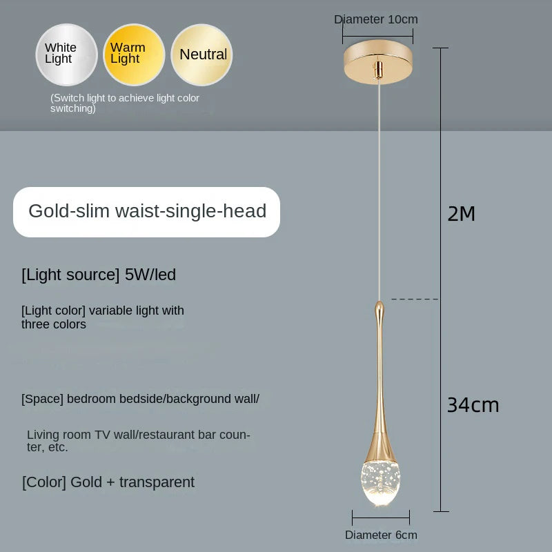 Suspension en cristal au design moderne - vue 8 sur 18