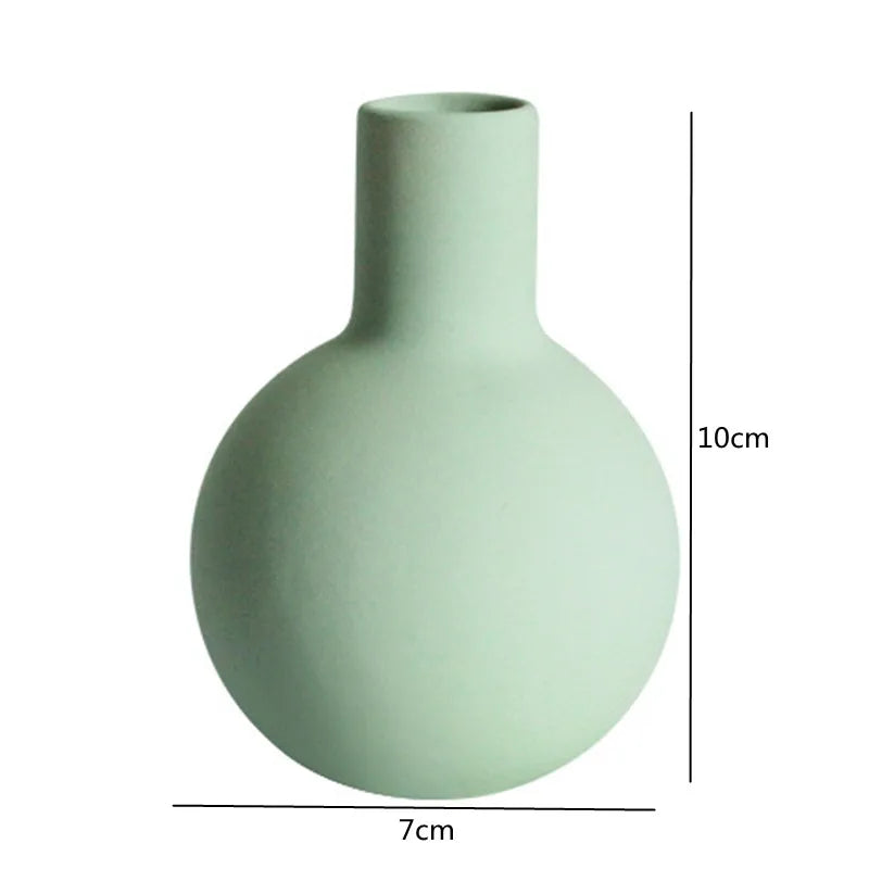 vase en céramique artisanale pour fleurs séchées décoratif et créatif - vue 15 sur 16
