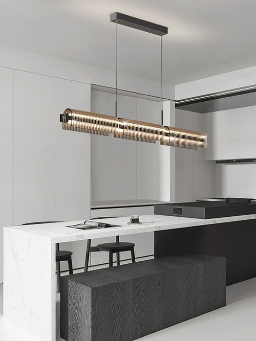 lustre nordique pour éclairage de table et cuisine - vue 2 sur 9