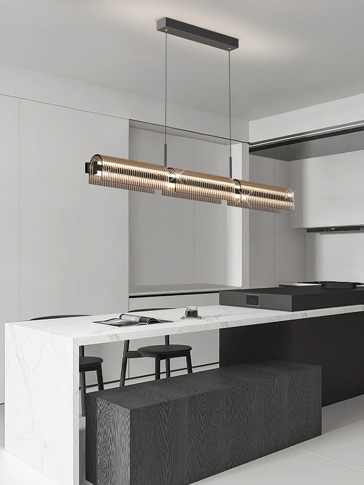 lustre nordique pour éclairage de table et cuisine - vue 1 sur 9
