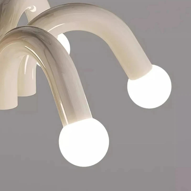 lustre moderne en métal pour décoration intérieure élégante - vue 6 sur 8