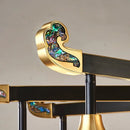 lustre en cuivre design style chinois pour éclairage moderne