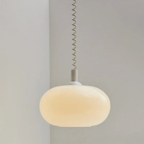Lustres en verre Bauhaus lampes suspendues nordiques chambre à coucher en plus du salon salle à manger Restaurant lampe suspendue de couleur moderne - vue 3 sur 10
