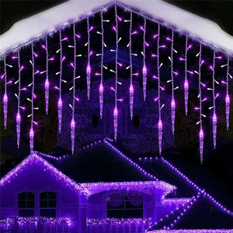 guirlande lumineuse à led pour décorations de noël 2024 - vue 5 sur 12