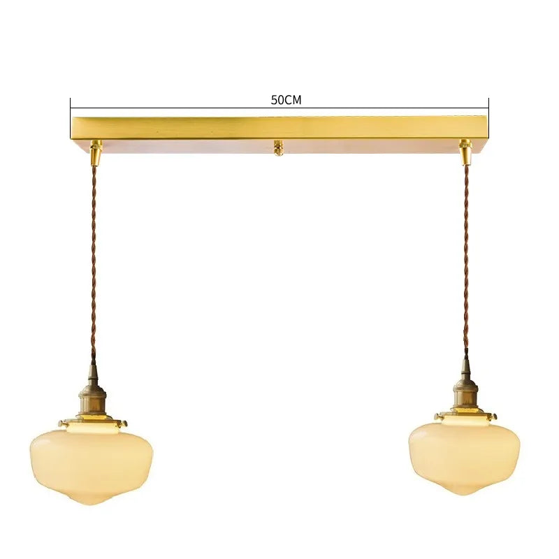 Suspension LED en verre blanc laiteux - vue 29 sur 30