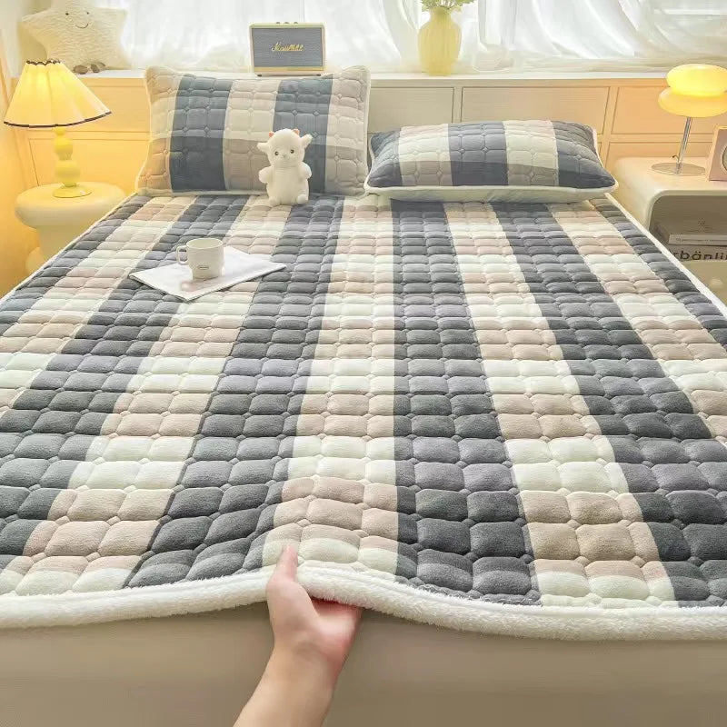 surmatelas en velours chaud épais pour un confort optimal - vue 11 sur 15