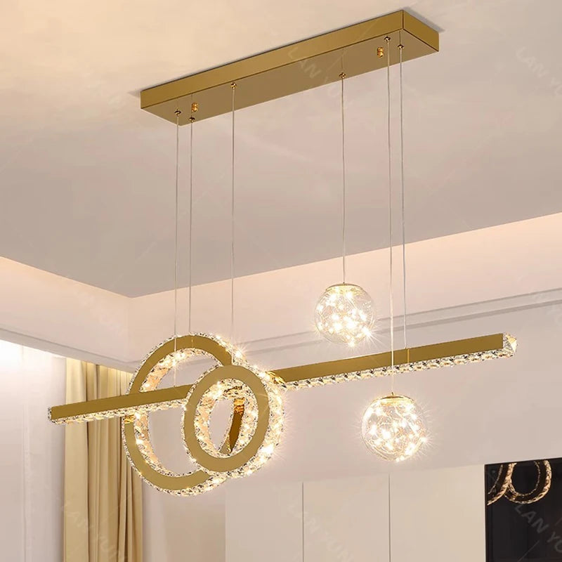 lampes de décoration modernes en cristal intelligent pour intérieur - vue 2 sur 6