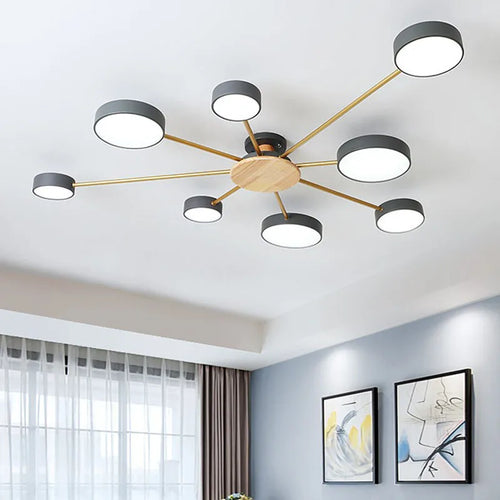 plafonnier moderne créatif pour décoration intérieure en led - vue 3 sur 25