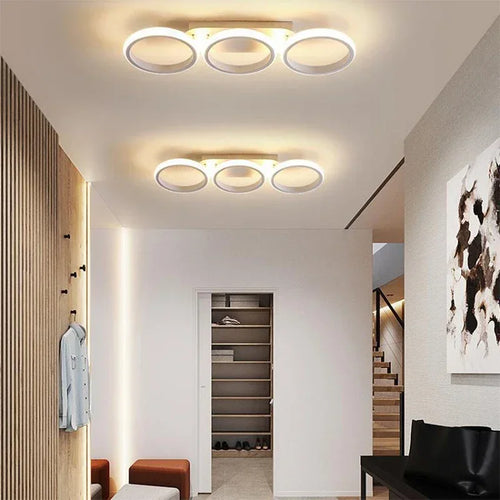 plafonnier moderne à leds pour éclairage intérieur décoratif - vue 5 sur 10