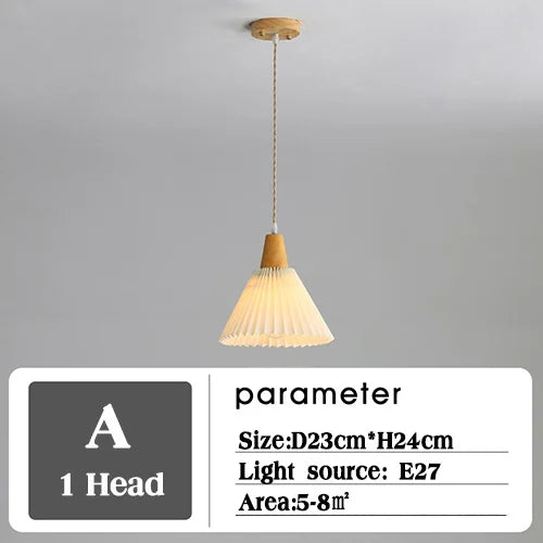 lustre suspendu moderne en bois pour décoration - vue 10 sur 10