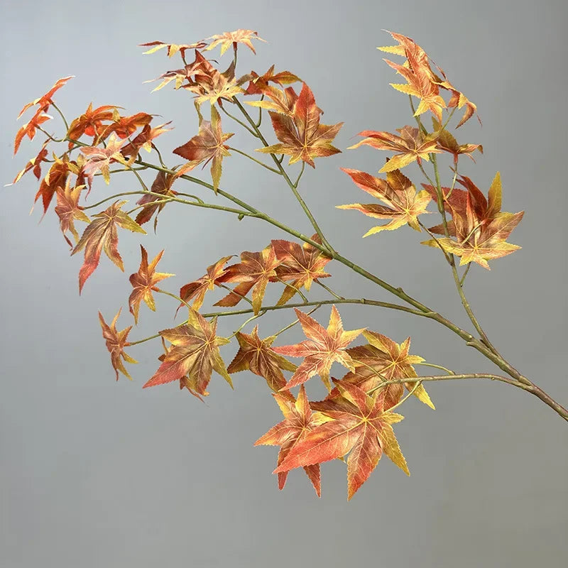 plantes artificielles en soie décoratives feuillage d'érable pour intérieur - vue 7 sur 10