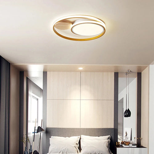 plafonnier led nordique simple créatif 2 styles atmosphère chaude - vue 5 sur 8