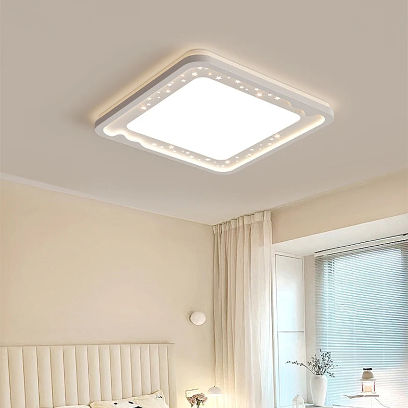 plafonnier moderne éclairage intérieur chaleureux ciel étoilé - vue 6 sur 9