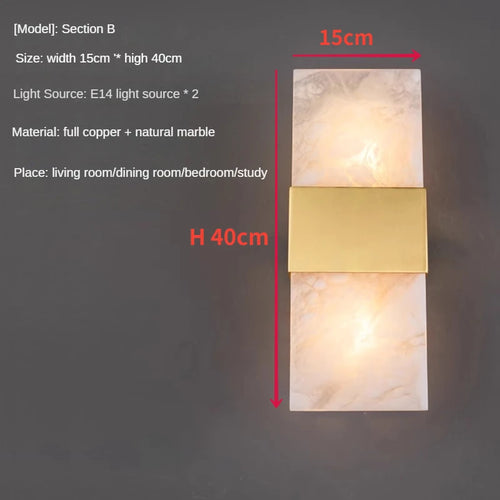 applique murale led en cuivre design moderne et personnalisable - vue 9 sur 11