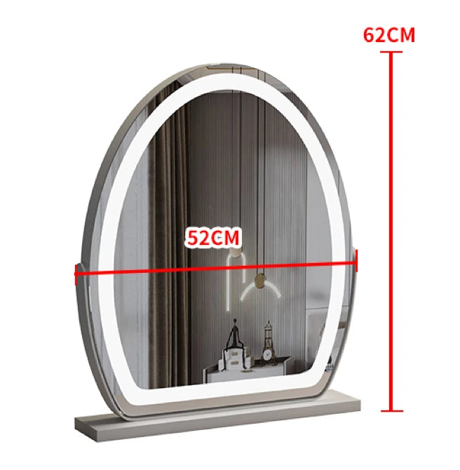 miroir de courtoisie éclairé avec capteur tactile et éclairage dimmable - vue 12 sur 15