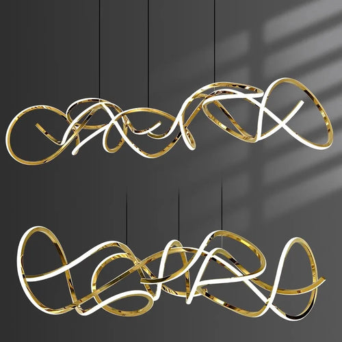 Lustre LED design moderne idéales décoration intérieure - vue 7 sur 11