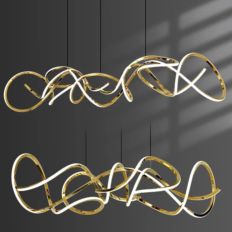Lustre LED design moderne idéales décoration intérieure - vue 6 sur 11