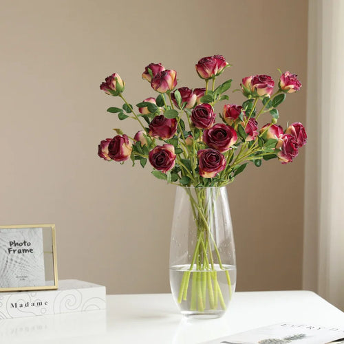 têtes de peinture à lhuile fleur de rose décoration florale mariage - vue 4 sur 11