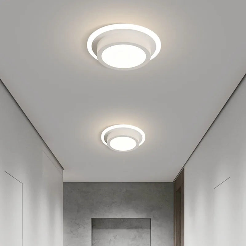 Plafonnier moderne à leds pour intérieur décoration maison - vue 4 sur 12