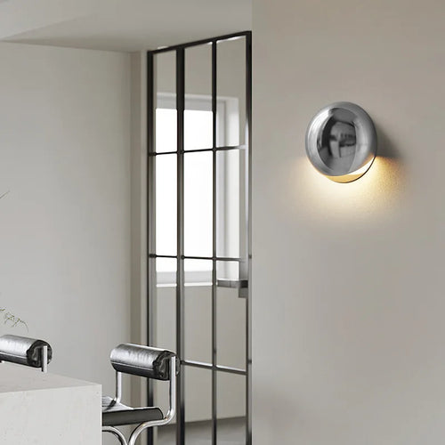applique murale moderne en fer acrylique 3000k lampe d'ambiance - vue 4 sur 8