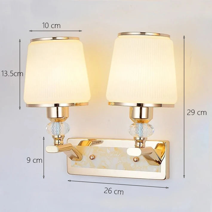 applique murale en cristal minimaliste moderne pour intérieur luxe - vue 7 sur 12