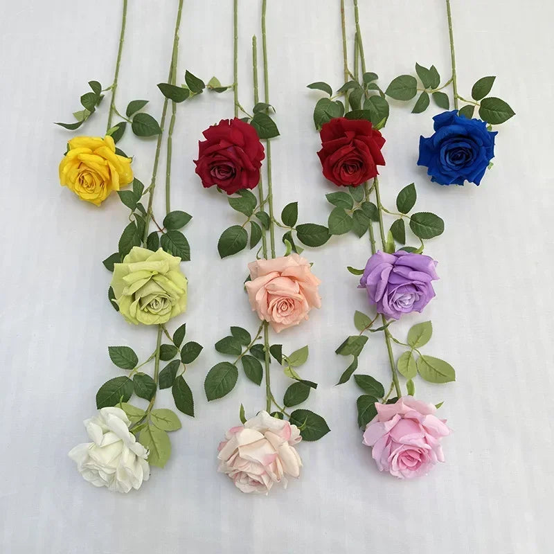 fleurs artificielles roses pour décoration intérieure élégante et moderne - vue 1 sur 16