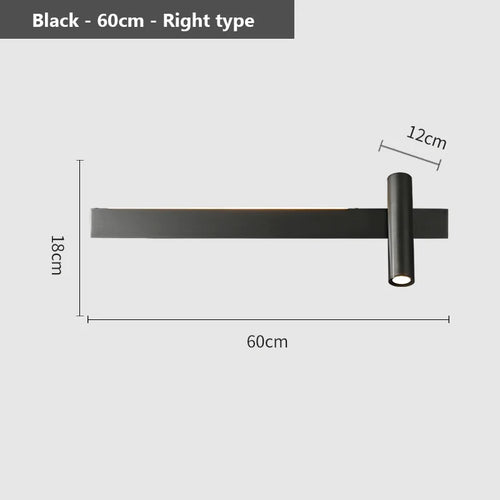 applique murale led de luxe simple style nordique créatif - vue 14 sur 14