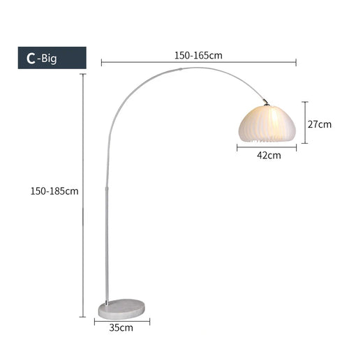 lampadaire en acrylique design pour décoration intérieure élégante - vue 17 sur 17