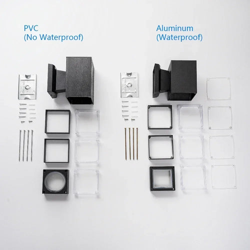 applique murale led imperméable avec capteur pour intérieur et extérieur - vue 4 sur 13