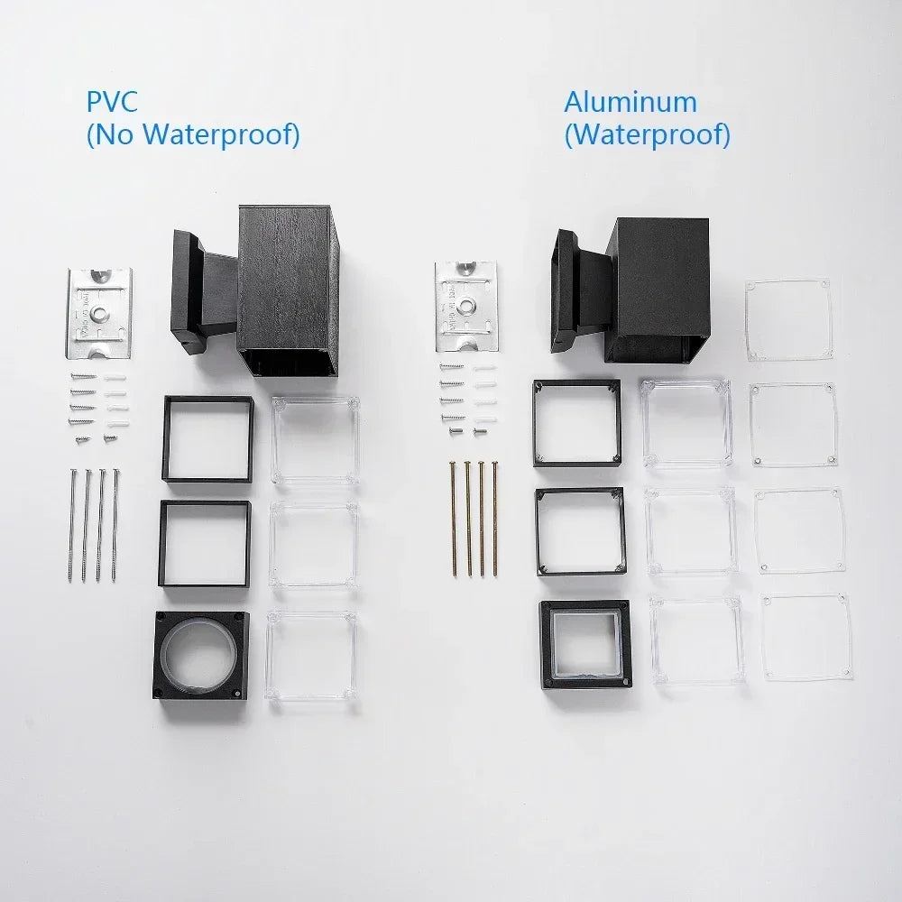 applique murale led imperméable avec capteur pour intérieur et extérieur - vue 3 sur 13