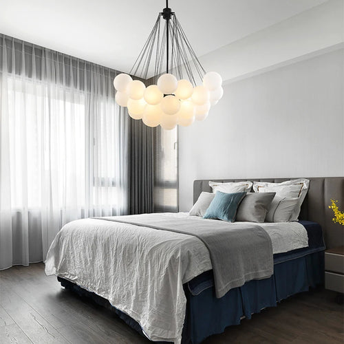 suspension en verre nordique design pour décoration intérieure luxe - vue 6 sur 10