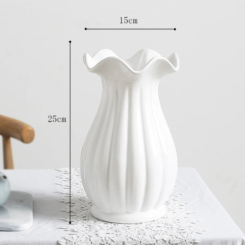 vase en céramique pour fleurs décoration intérieure et bureau - vue 16 sur 18