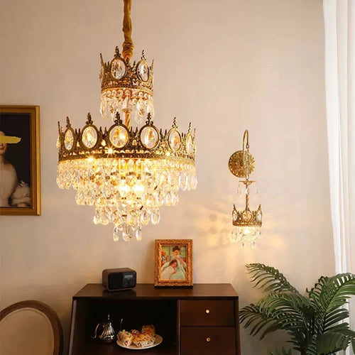 lustre en cristal pour un éclairage élégant et raffiné - vue 3 sur 14