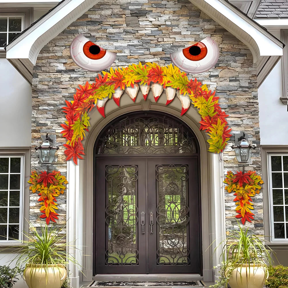 plantes murales artificielles en érable dautomne pour décorations festives - vue 3 sur 15