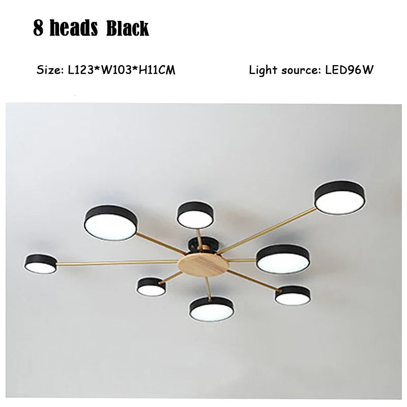 plafonnier moderne créatif pour décoration intérieure en led - vue 11 sur 25