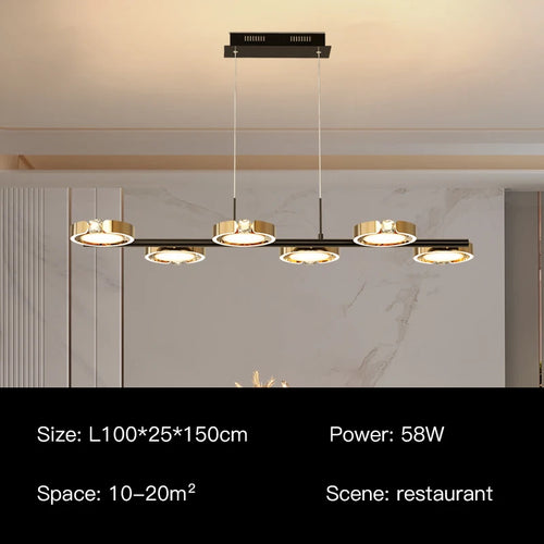 suspension led moderne au design minimaliste élégant pour intérieur - vue 19 sur 18