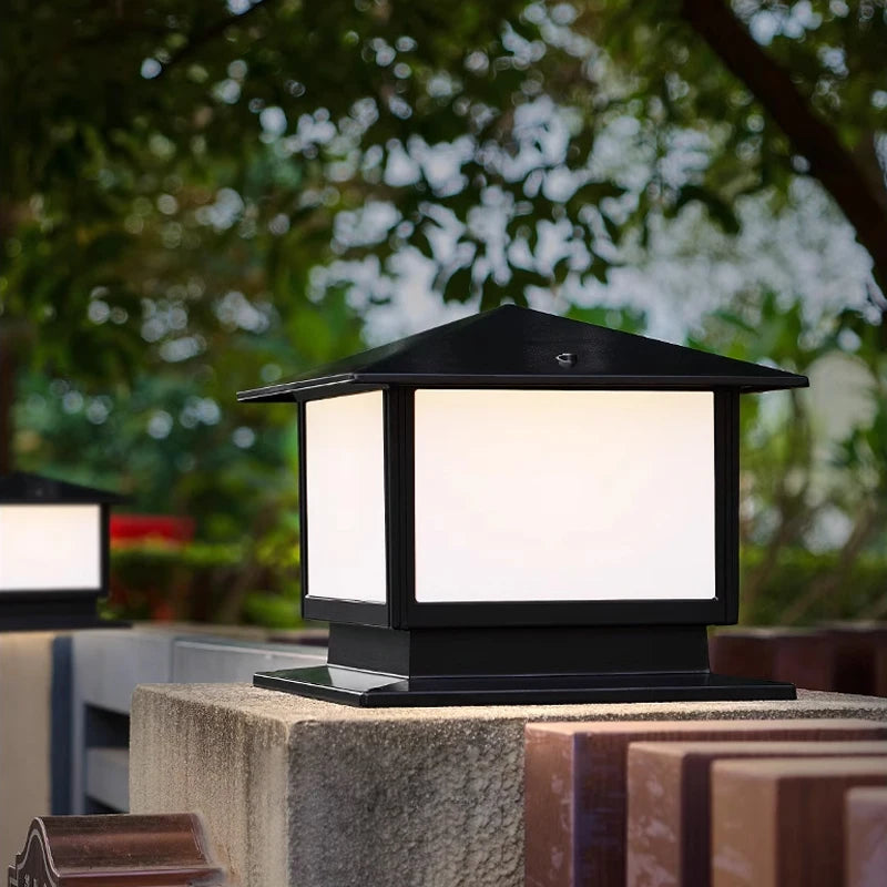 Lampe pilier LED étanche E27 - vue 3 sur 20