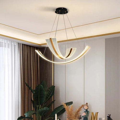 Lustre design Moderne salle à manger éclairage intérieur led décoratif - vue 2 sur 9