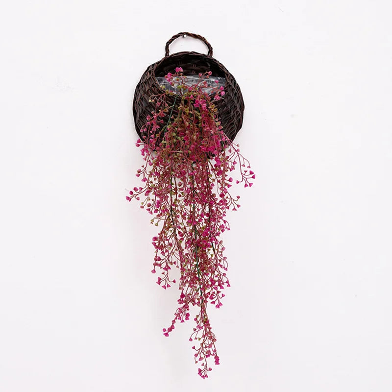 plantes artificielles vignes saule murale décoration intérieure mariage balcon - vue 2 sur 7
