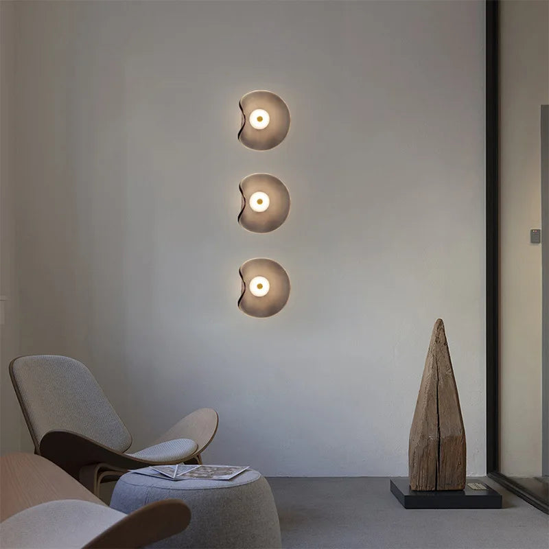 applique murale led art déco en verre pour intérieur élégant - vue 2 sur 8