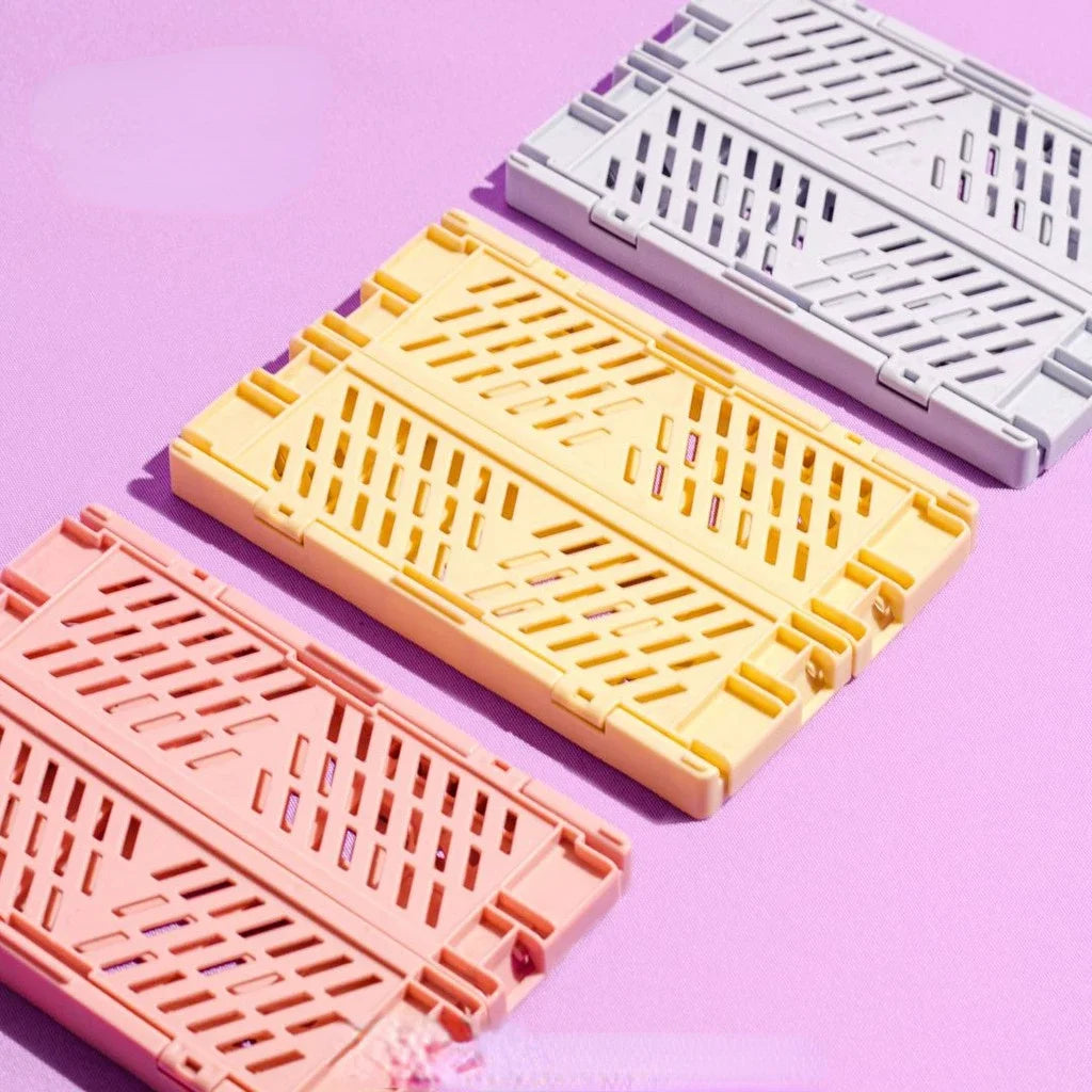 panier de rangement pliable pour maquillage bijoux jouets et plus - vue 6 sur 28