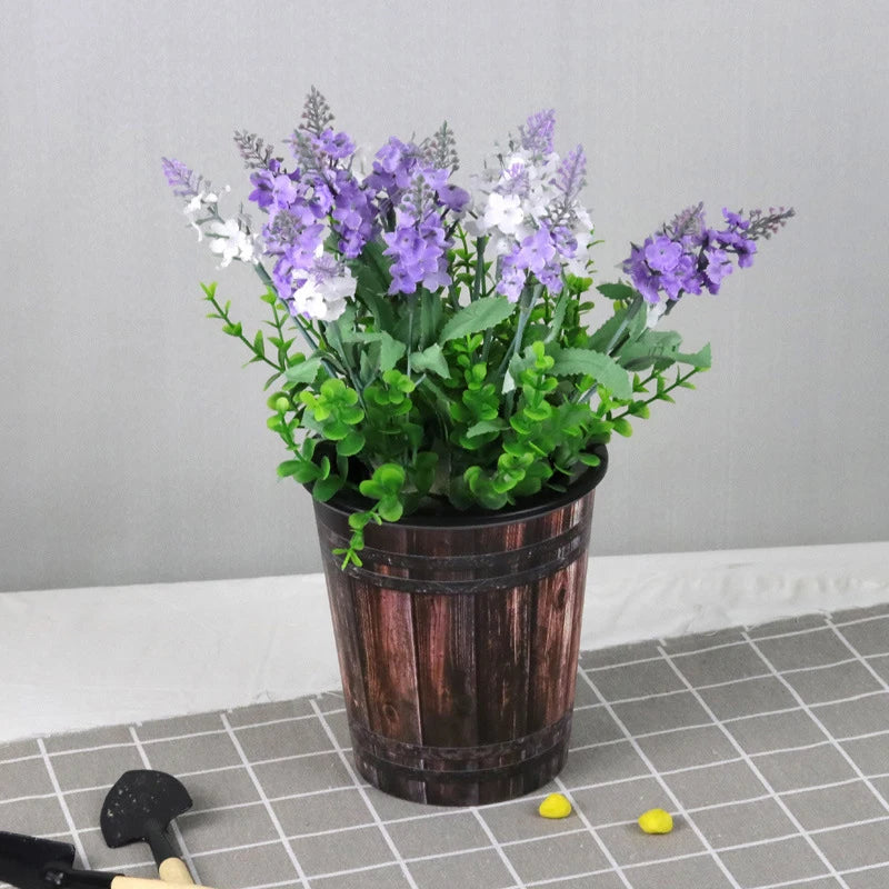 pot de fleurs en résine rétro pour culture hydroponique - vue 5 sur 7