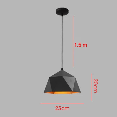 suspension style industriel rétro - vue 27 sur 28