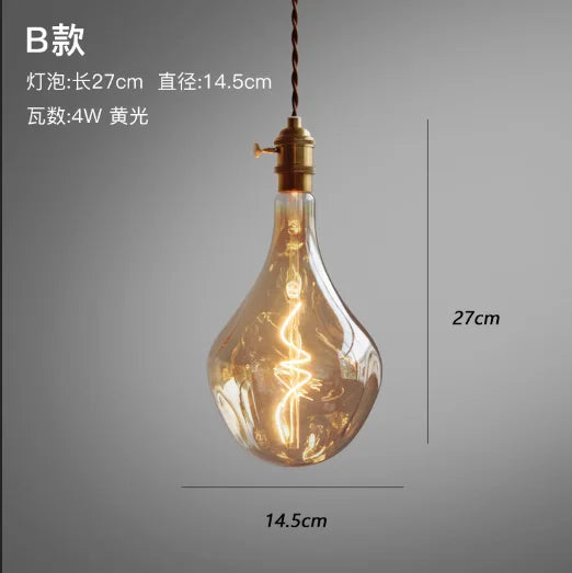 suspension rétro en verre pour intérieur moderne et minimaliste - vue 10 sur 10