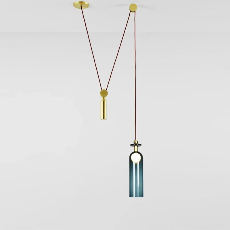 suspension en métal réglable design pour éclairage intérieur décoratif - vue 14 sur 25
