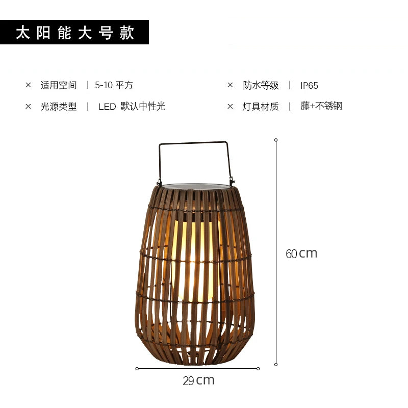 lampadaire solaire décoratif pour jardin et extérieur - vue 13 sur 13