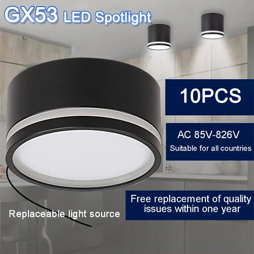 plafonnier led aluminium pour un éclairage intérieur moderne - vue 2 sur 7